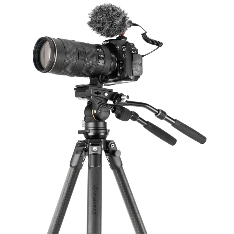 Vanguard Alta Pro 3VL 303CV18 - Trípode de vídeo de carbono, rótula Veo PV-18