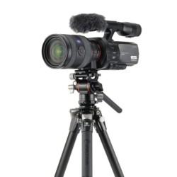 Vanguard Alta Pro 3VLT 235AV10 - Trípode de vídeo compacto de aluminio, rótula Veo PV-10