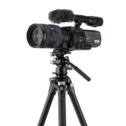 Vanguard Alta Pro 3VLT 235AV12 - Trípode de vídeo compacto de aluminio, rótula Veo PV-12