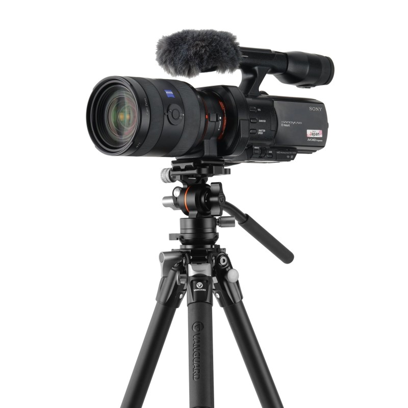 Vanguard Alta Pro 3VLT 235AV12 - Trípode de vídeo compacto de aluminio, rótula Veo PV-12