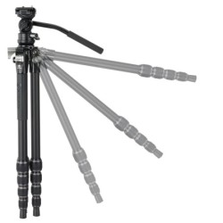 Vanguard Alta Pro 3VLT 235AV12 - Trípode de vídeo compacto de aluminio, rótula Veo PV-12