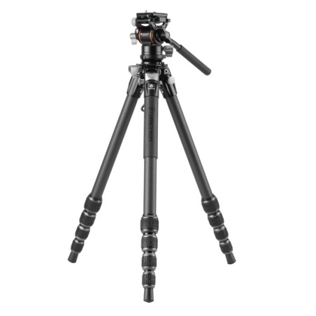 Vanguard Alta Pro 3VLT 235CV10 - Trípode de vídeo compacto de carbono, rótula Veo PV-10
