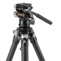 Vanguard Alta Pro 3VLT 235CV10 - Trípode de vídeo compacto de carbono, rótula Veo PV-10