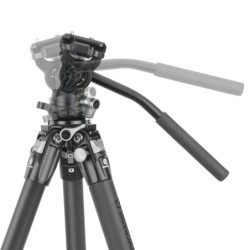 Vanguard Alta Pro 3VLT 235CV10 - Trípode de vídeo compacto de carbono, rótula Veo PV-10