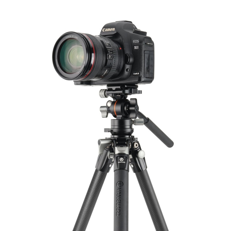 Vanguard Alta Pro 3VLT 235CV12 - Trípode de vídeo compacto de carbono, rótula Veo PV-12