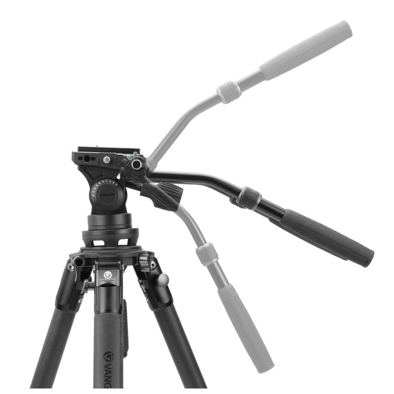 Vanguard Alta Pro 3VRL 303CV18 - Trípode de vídeo de carbono, rótula Veo PV-18