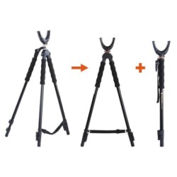 Vanguard QUEST T62U - 3 en 1: Trípode, bípode y monopie